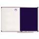 Nobo Classic Combination Board Magnetic Drywipe and Felt W900xH600mm Blue Ref 1902257