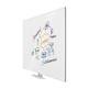 Nobo Whiteboard Widescreen 85 Inch Nano Clean Magnetic 1071x1894mm White Ref 1905300