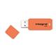Integral Neon Flash Drive USB 2.0 Orange 32GB  Ref INFD32GBNEONOR