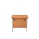 Single Upright Rectangular Desk: 600mm Deep 800 X 600 Beech/White Ref SU8060RECBEWH