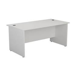 Panel Rectangular Desk: 800mm Deep 1200X800 White Ref PAN1280RECWH
