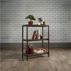 INDUSTRIAL STYLE 2 SHELF BOOKCASE SMOKED OAK
