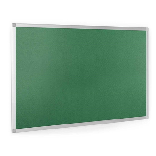 Ayda Felt Notice Board 1800 x 1200 mm Green Felt Surface, Aluminium