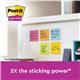 Post-it Super Sticky Z-Notes 76x76mm 90 Sheets Cosmic 8+4 FREE (Pack of 12) R330-SSCOS-P8+4