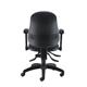 Calypso Ergo 2 Lever Office Chair with Lumbar Pump and Folding Arms : Black PU