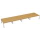 CB Bench with Cut Out : 8 Person : 1400 X 800 : Nova Oak/White