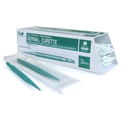 KAI 5.0MM DIAMETER DISPOSABLE CURETTE, STERILE SINGLE USE - Box of 20