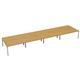 CB Bench with Cut Out : 8 Person : 1400 X 800 : Nova Oak/White
