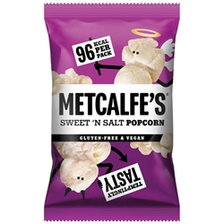 METCALFE'S SKINNY POPCORN - SWEET 'N' SALT - 24X20G (S) 