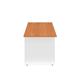 Panel Rectangular Desk: 600mm Deep 1400X600 Beech/White Ref PAN1460RECBEWH