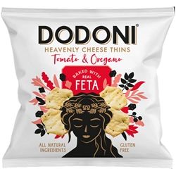 DODONI FETA TOMATO & OREGANO THINS - 10X22G