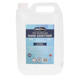 1 x MediPro 5 Litre Alcohol Hand Sanitiser