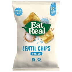 EAT REAL - VENDING - LENTIL - SEA SALT - 18X22G
