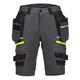 Portwest DX4 Detachable Holster Pocket Shorts 28 Metal Gry