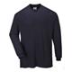 Portwest Flame Resistant Anti-Static Long Sleeve T-Shirt 5XL Navy