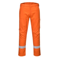 Portwest Bizflame Industry Trousers 40 Orange