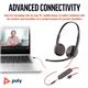 Poly Blackwire 3225 Stereo UC 3.5mm + USB-C/A Headset 8X229AA