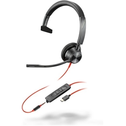 Poly Blackwire 3315 Monaural 3.5mm + USB-C/A Headset 8X217AA