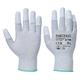 Portwest Anti-Static PU Fingertip Glove 1 Pair Grey Small (Pack of 12) A198GRRS