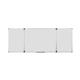 Bi-Office Maya Trio Magnetic Lacquered Steel Surface Aluminium Frame 90x60cm TR01020509170