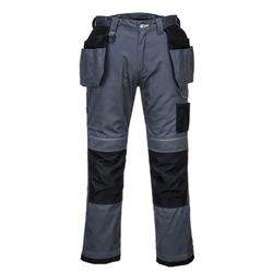 Portwest PW3 Stretch Holster Work Trousers 42 Zoom Gry/Blk