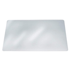 Durable DURAGLAS Clear Waterproof Non-Slip Desk Pad Protector Mat - 65 x 50 cm