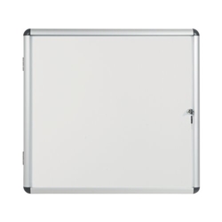 Bi-Office Enclore Magnetic Display Case Acrylic Door Aluminium Frame 6xA4 VT620109150