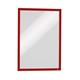Durable DURAFRAME Magnetic Document Signage Frame for Metal - 5 Pack - A3 Red
