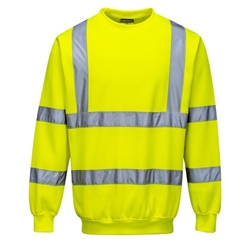 Portwest Hi Vis Sweatshirt L Yellow