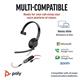 Poly Blackwire 5210 Monaural 3.5mm + USB-C/A Headset Bulk 8X230A6
