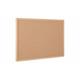 Earth Executive Cork Noticeboard 60x45cm Cork Surface Oak MDF Frame SF142001239