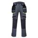 Portwest DX4 Detachable Holster Pocket Trousers 46 Metal Gry