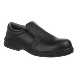 Portwest Steelite Slip On Safety Shoe S2 FO SR 49 Blk