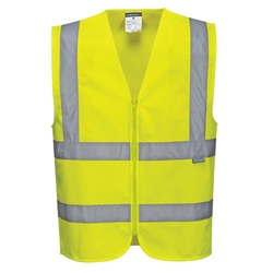 Portwest Hi Vis Band and Brace Vest S Yellow (Pack of 10)