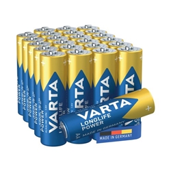 Varta Longlife Power AA Alkaline Battery 1.5V (Pack of 24) 4906121134