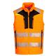 Portwest DX4 Hi Vis Hybrid Baffle Bodywarmer M Orange/Blk