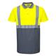 Portwest Hi Vis Contrast Polo Shirt S/S XL Yellow/Gry