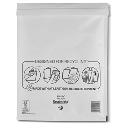 Mail Lite Bubble Bags 240X330 Wht Pk50 EN1017