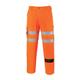 Portwest Hi Vis Rail Work Trousers 2XL Orange Tall