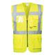 Portwest Berlin Hi Vis Executive Vest L Yellow (Pack of 10)