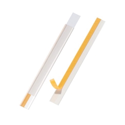 Durable SCANFIX Self-Adhesive EPOS Ticket Strip Holder - 5 Pack - 200 x 20mm