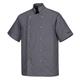 Portwest Cumbria Chefs Jacket S/S L Slate Gry