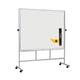 Bi-Office Revolver Plus Whiteboard Lacquered Steel Surface 120x120cm QR3303