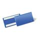 Durable Adhesive Ticket Holder Document Pockets - 50 Pack - 150 x 67mm - Blue