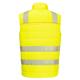 Portwest DX4 Hi Vis Hybrid Baffle Bodywarmer L Yellow/Blk