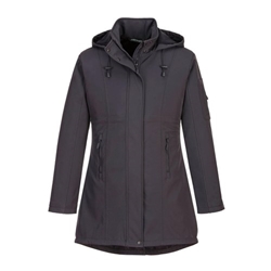 Portwest Carla Womens Softshell Jacket 3L XS Char Gry