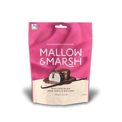 Mallow Marsh Vanilla Marshmallow In Milk Chocolate Pouch (Pack of 6) 0401305