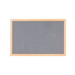 Earth Prime Felt Noticeboard 90x60cm Grey Oak MDF Frame FB0742233