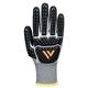 Portwest Impact F13 Nitrile Foam Waterproof Glove 1 Pair Grey/Black 2XL AP54G8RXXL