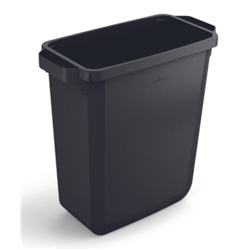 Durabin Black Rectangular Eco Waste Bin 60L 